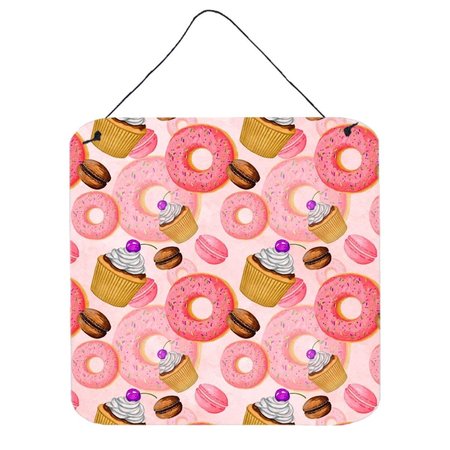 MICASA Watercolor Sweet Pastries Wall or Door Hanging Prints6 x 6 in. MI229131